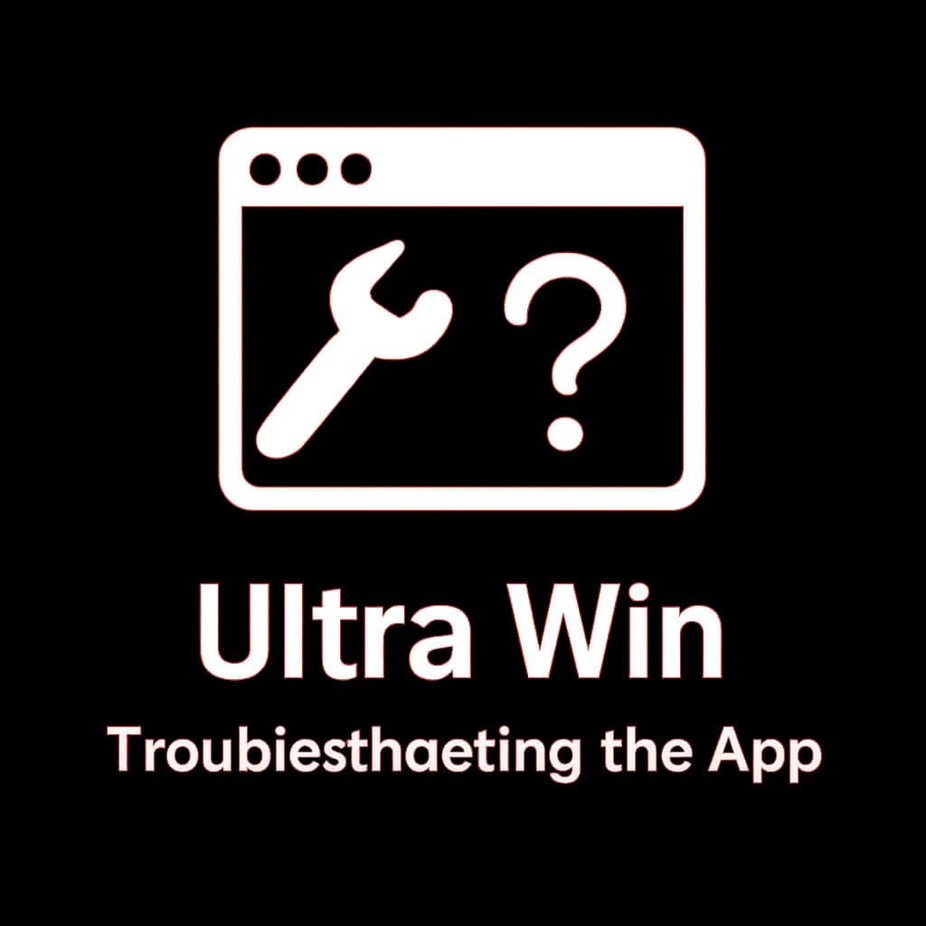 Icon representing the Ultra Win App troubleshooting guide.