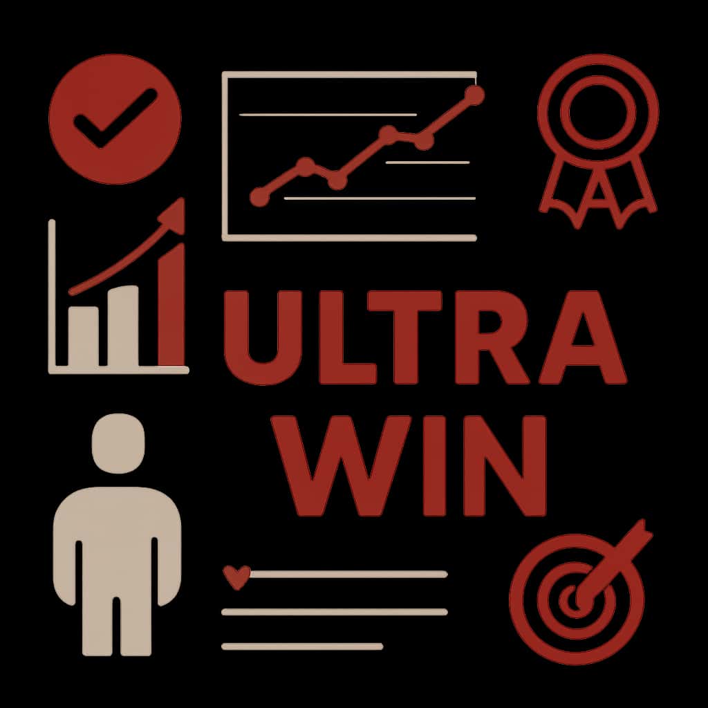 Illustration explaining installation steps for the Ultra Win app.