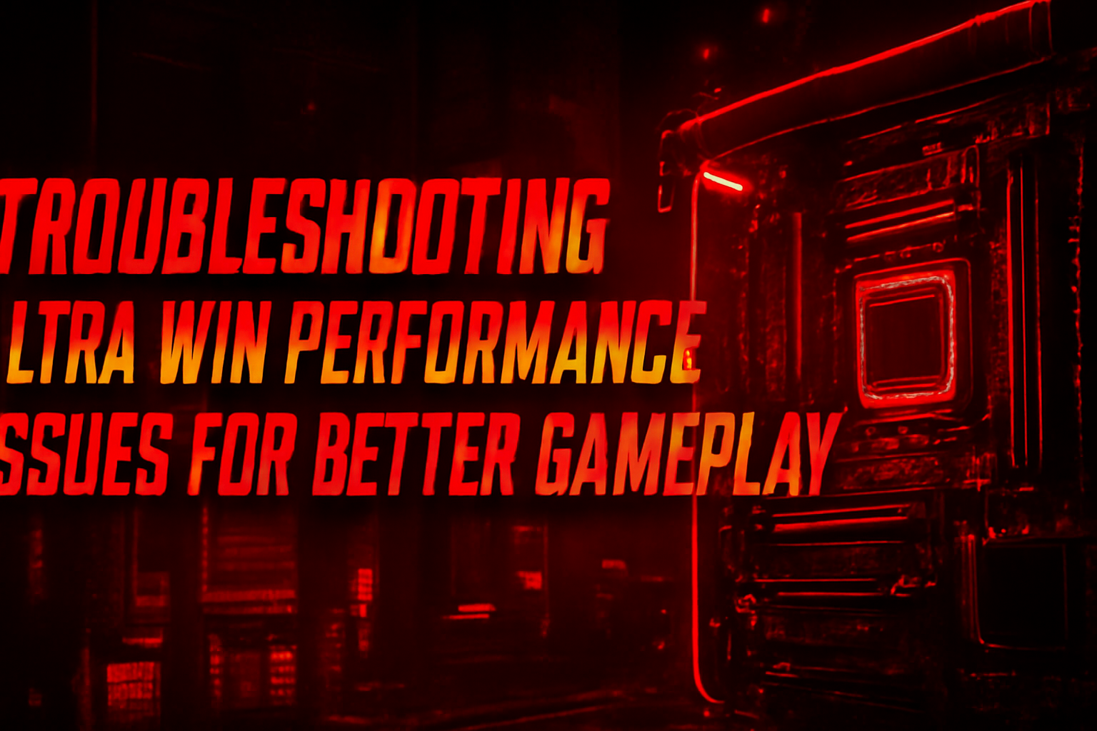 Informational scene about Ultra Win Updates