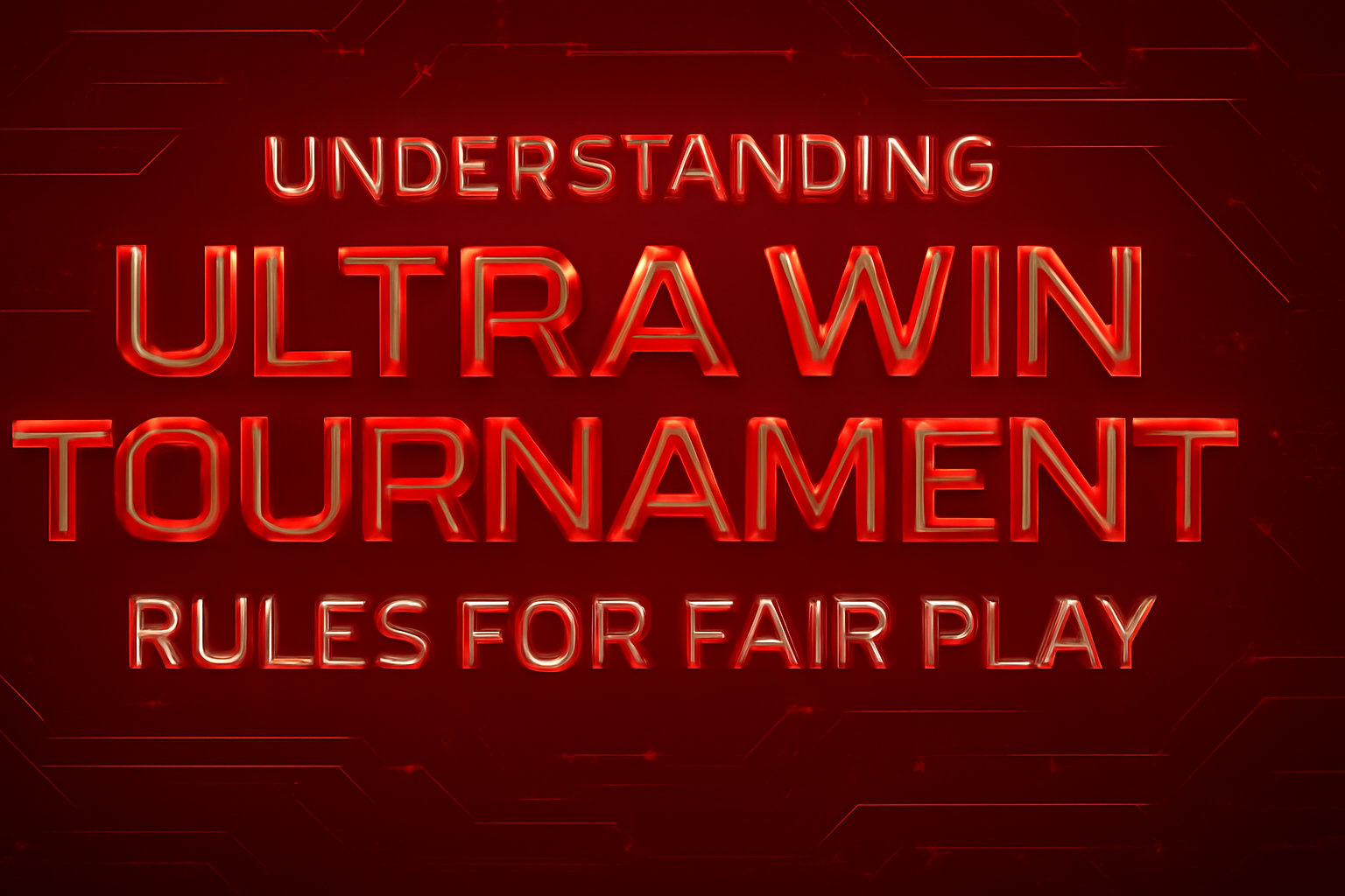 An information scene showcasing Ultra Win Requirements with a futuristic design.