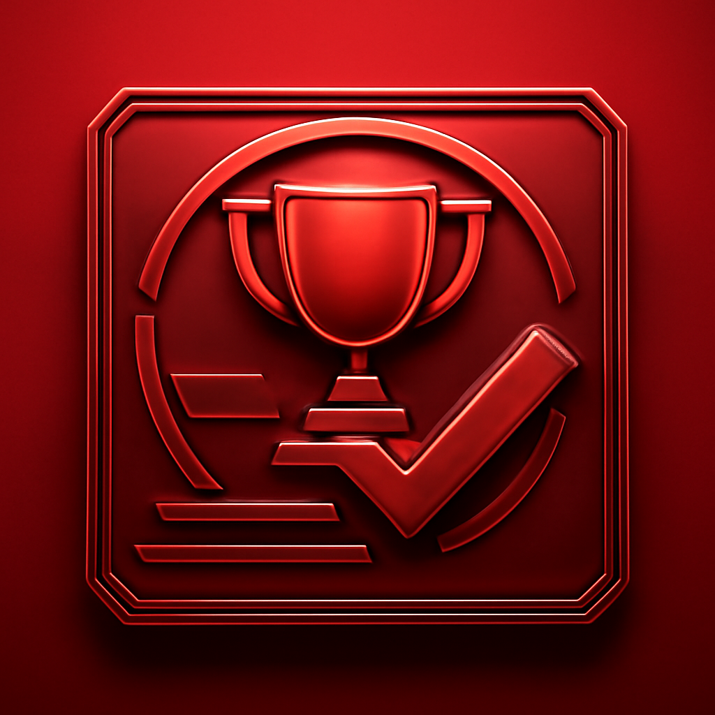 A badge icon illustrating Ultra Win Requirements.