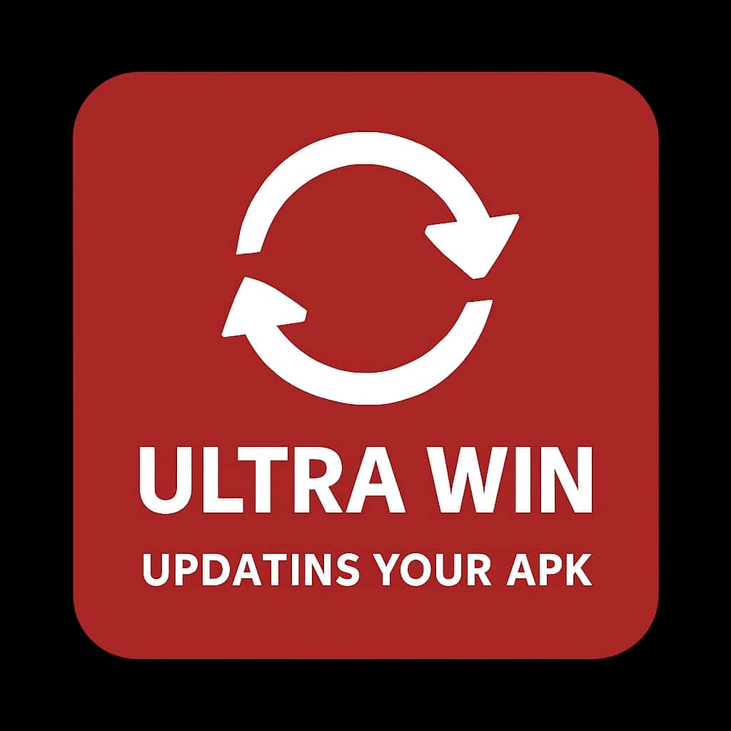 An icon representing the guide for updating the Ultra Win APK.